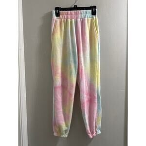 ‼️Yana K Rainbow Brooks Jogger sweat pant size Small